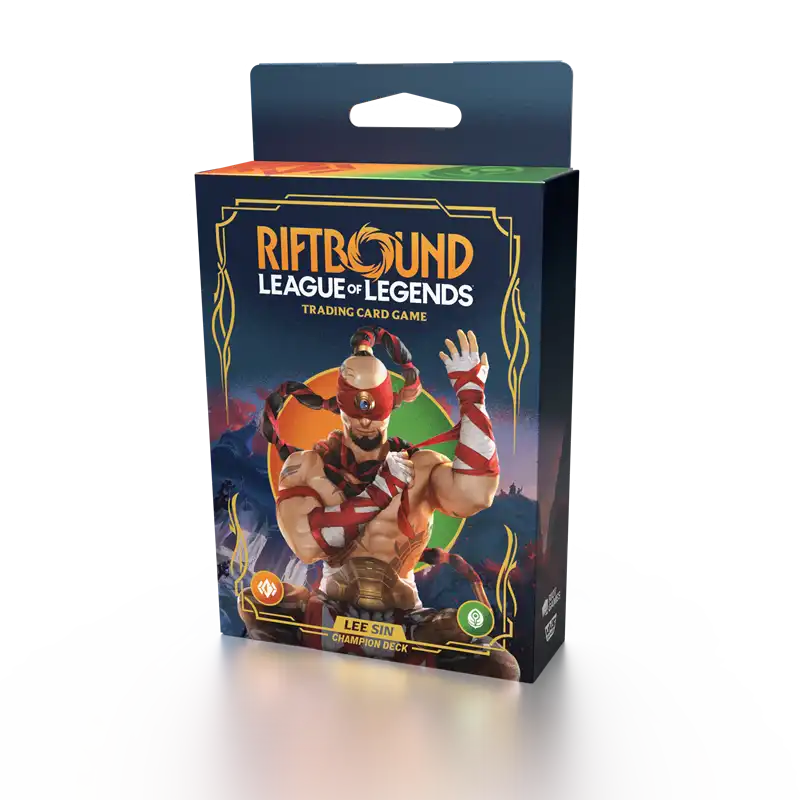 "Acconto" RiftBound League of Legends TCG Champion Deck Lee Sin - 19.90€ – Inglese Pre Ordine